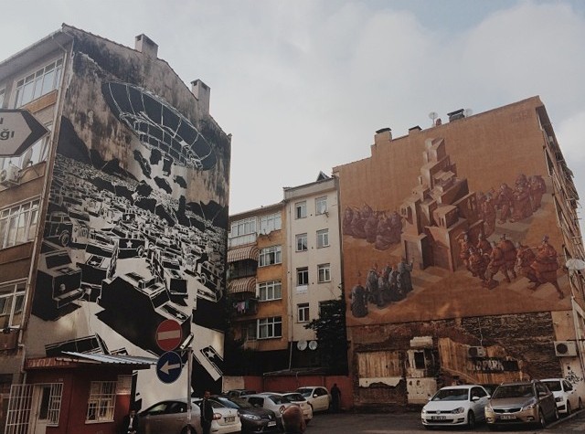la peinture murale Kadıkoy Istanbul