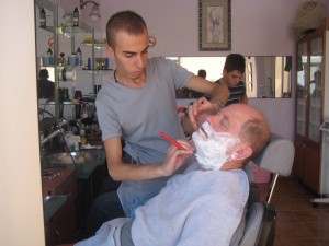 un barbier à Istanbul