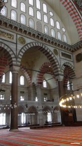 Intérieure de la Mosquée de Soliman le Magnifique